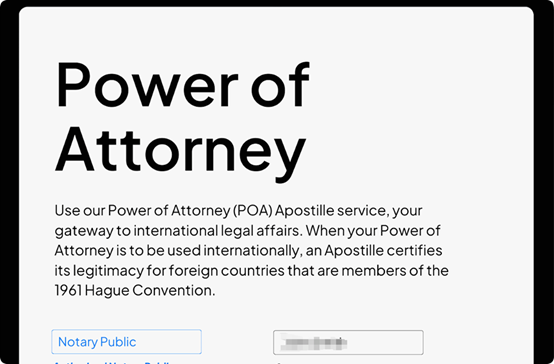 power of attorney